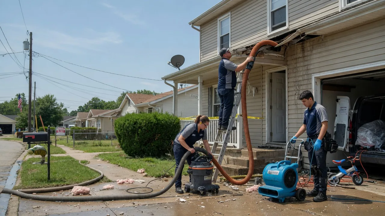 Water Damage Restoration in Flatwoods, LA near me